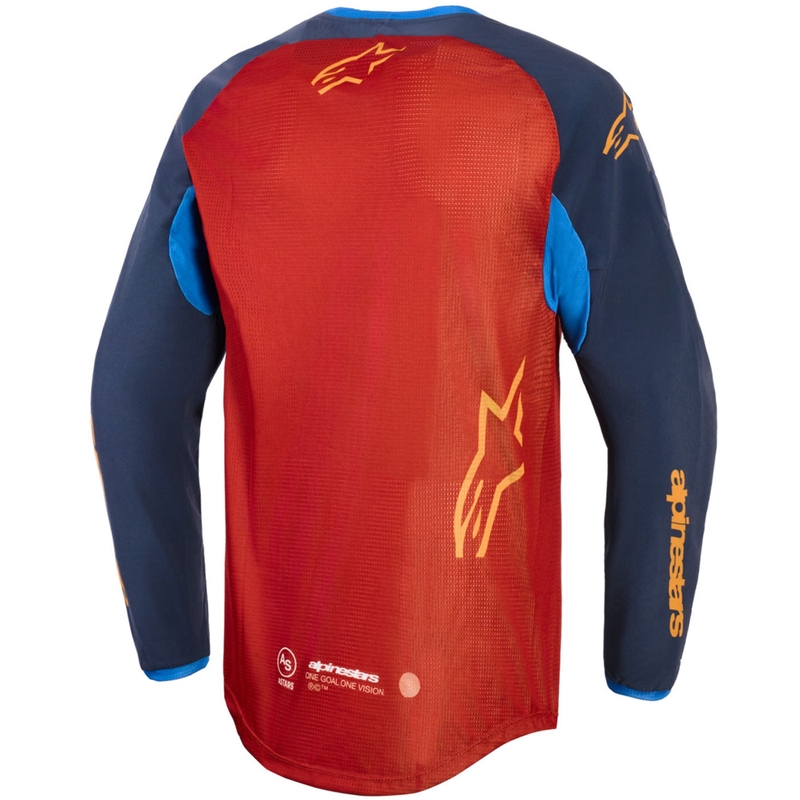 Alpinestars Maxdura Dual narančasto-tamnoplavi motokros dres