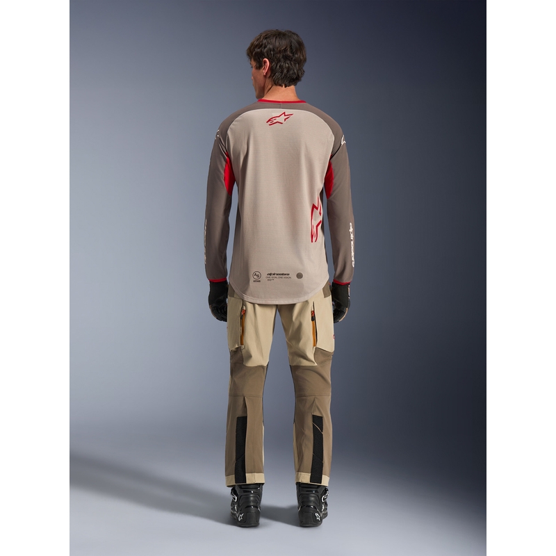 Alpinestars Maxdura Dual motokros dres smeđe-narančaste boje