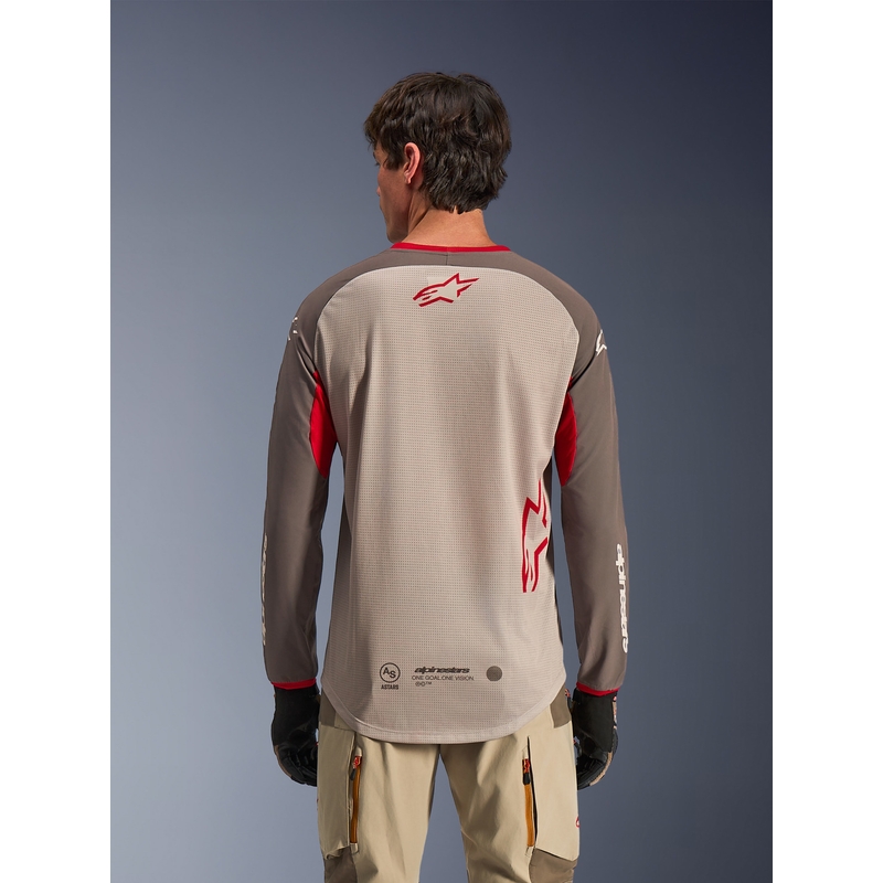 Alpinestars Maxdura Dual motokros dres smeđe-narančaste boje