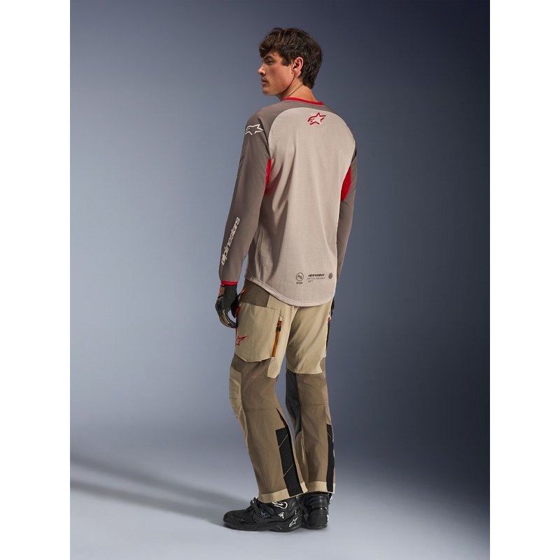 Alpinestars Maxdura Dual motokros dres smeđe-narančaste boje