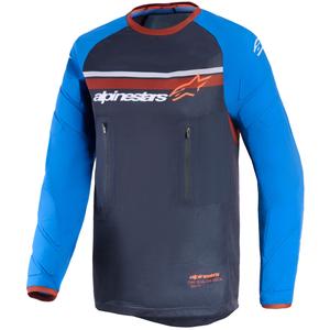 Alpinestars Maxdura Dual motocross dres tamno sivo-plavo-narančaste boje