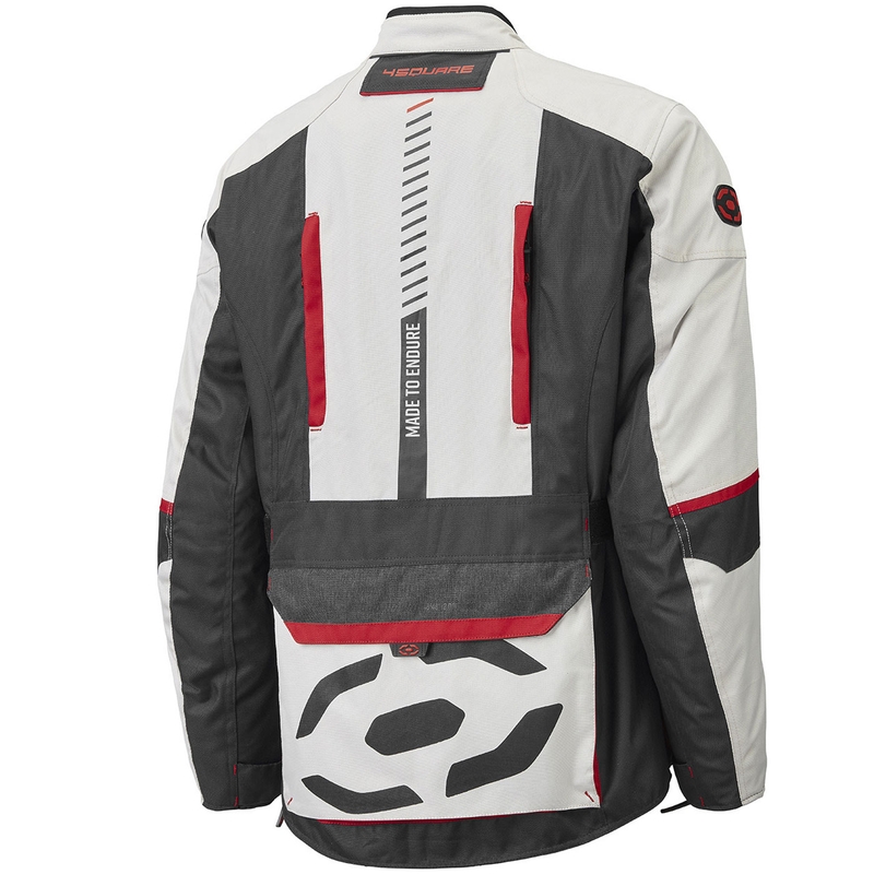 4SQUARE Trailer Craft motociklistička jakna bijelo-sivo-crvena