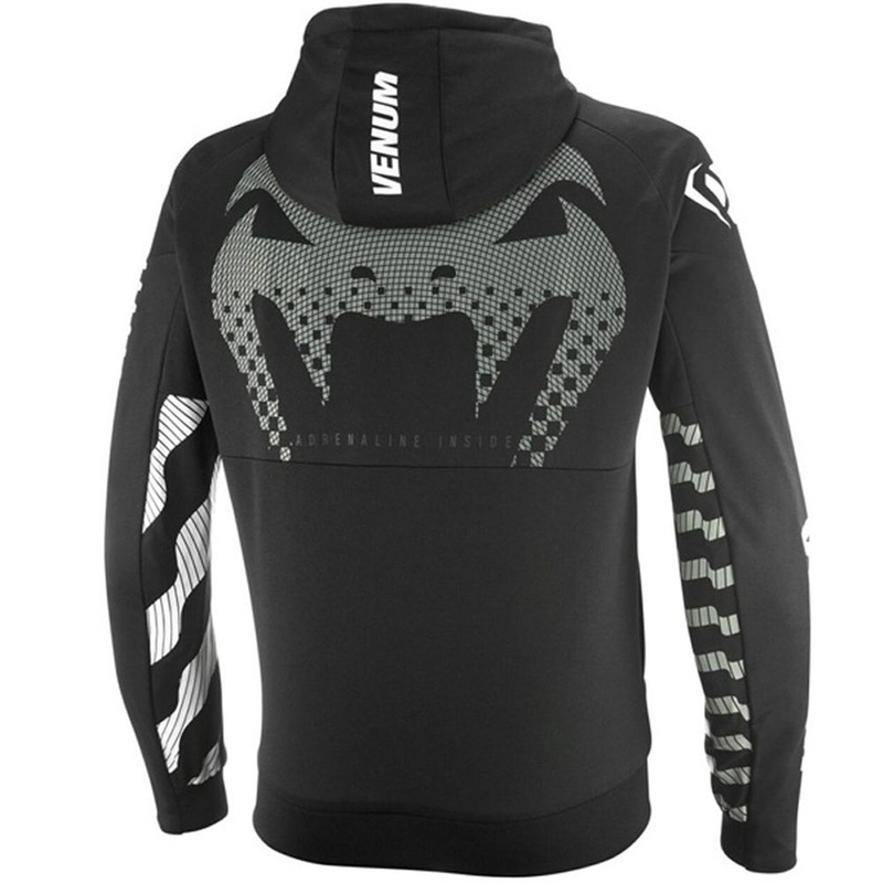 IXON Venum Touch-R motociklistička majica s kapuljačom crno-antracit-bijela