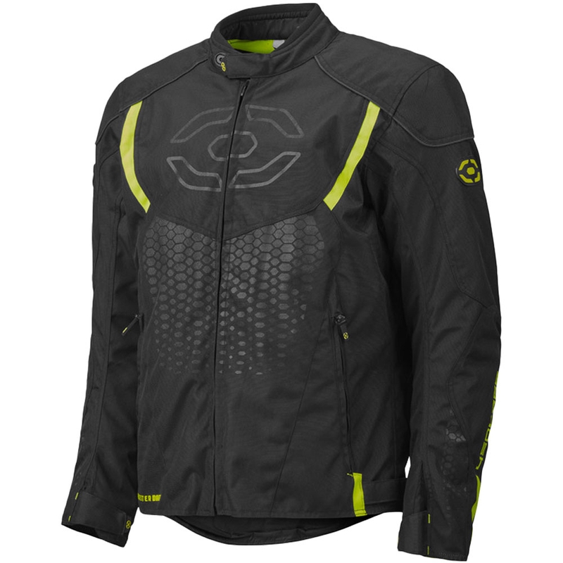 Motociklistička jakna 4SQUARE Sportster Dart crno-fluo žuta