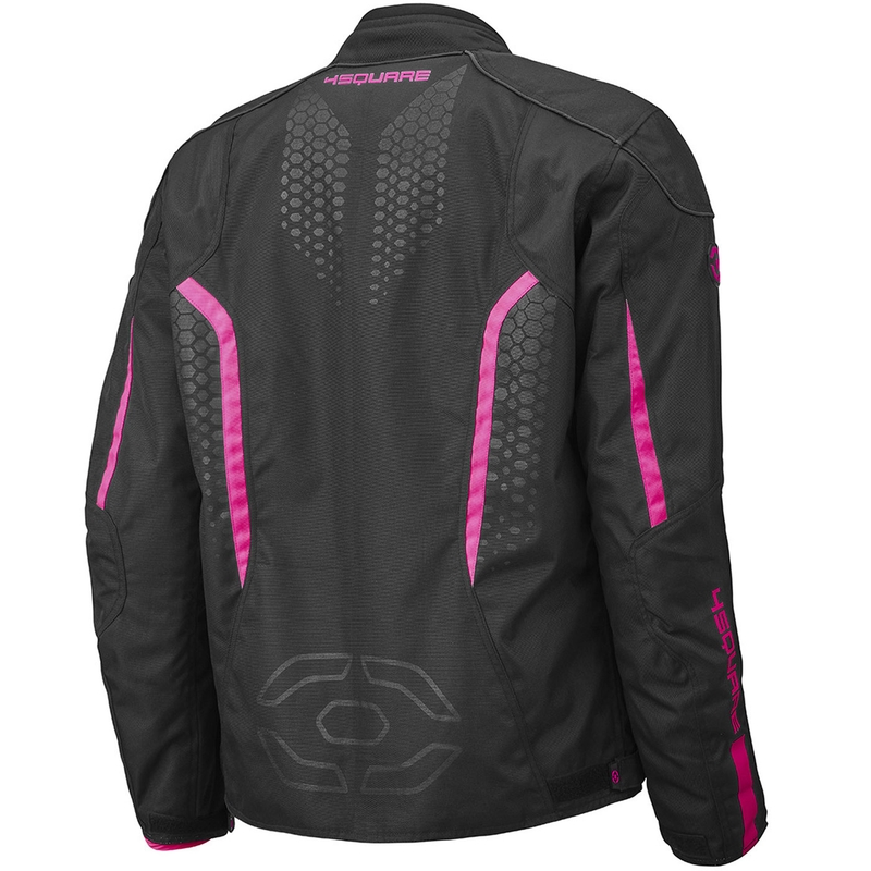 Ženska motociklistička jakna 4SQUARE Sportster Dart crno-roza