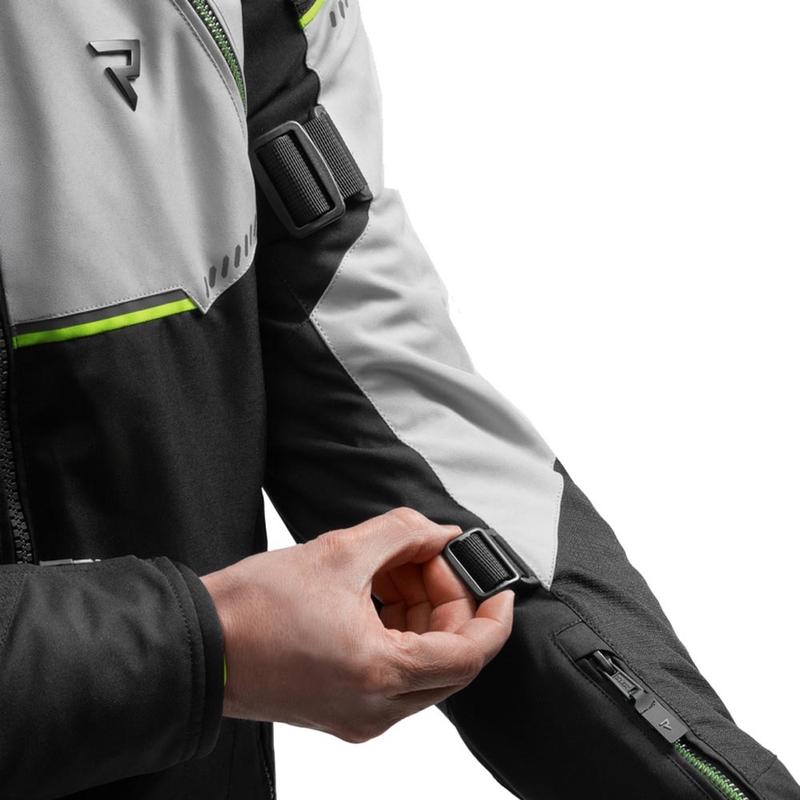 Rebelhorn Swift motociklistička jakna svijetlo sivo-fluo žuta