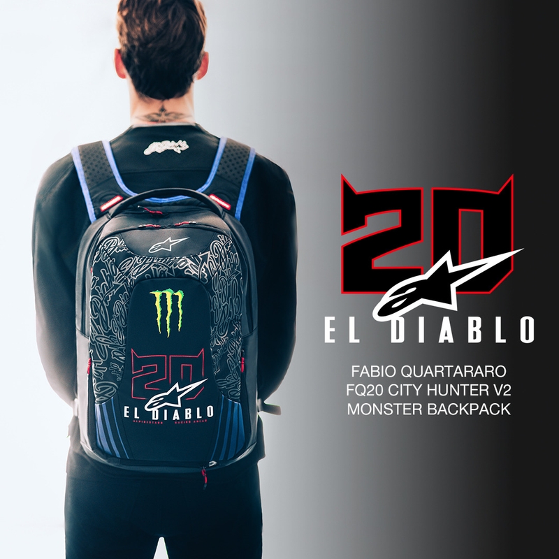 Alpinestars City Hunter V2 FQ20 Monster Collection ruksak crno-fluo crveno-plavo-zeleni 22 L rasprodaja
