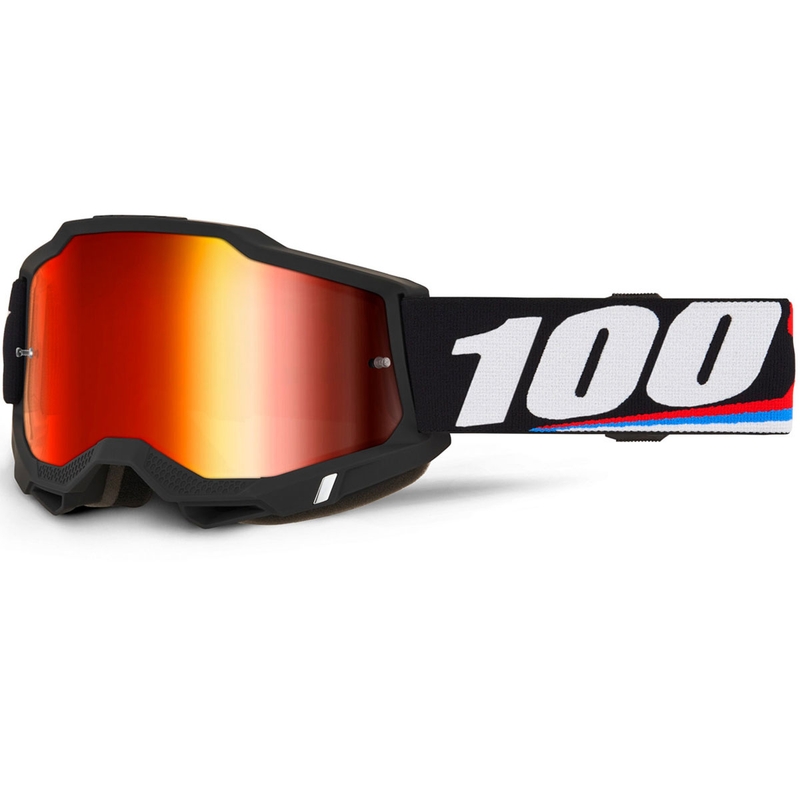 Motokros naočale 100% ACCURI 2 Magnus s crvenim pleksiglasom