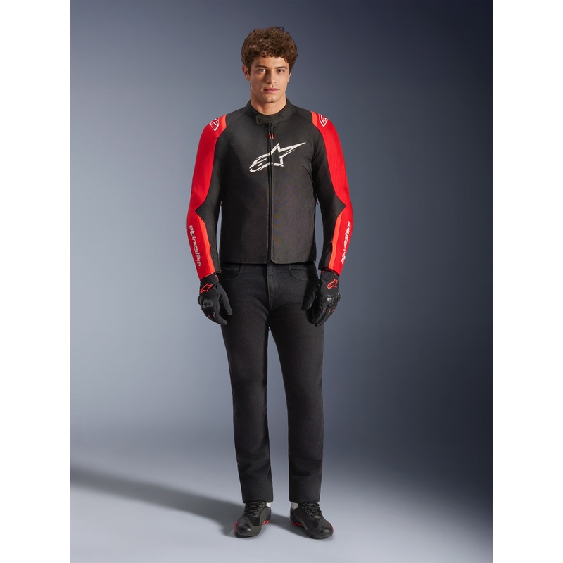 Alpinestars T-SPS 2 Vodootporna motociklistička jakna crveno-crno-bijela