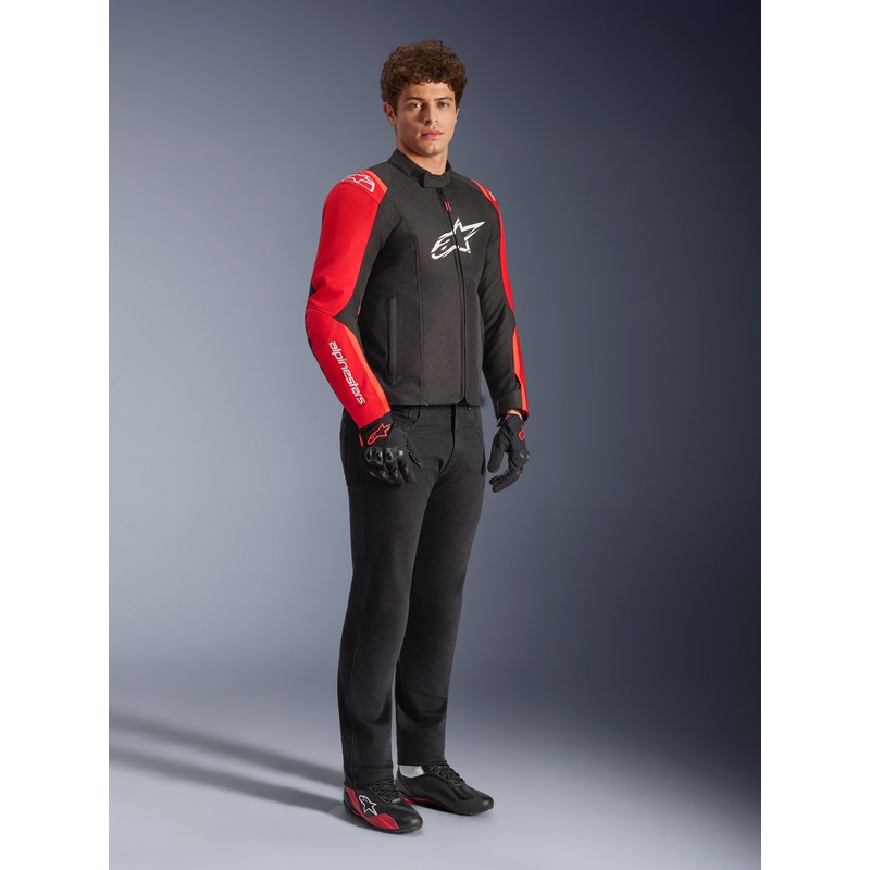 Alpinestars T-SPS 2 Vodootporna motociklistička jakna crveno-crno-bijela