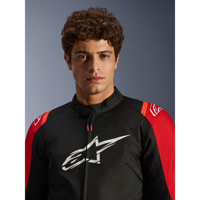 Alpinestars T-SPS 2 Vodootporna motociklistička jakna crveno-crno-bijela