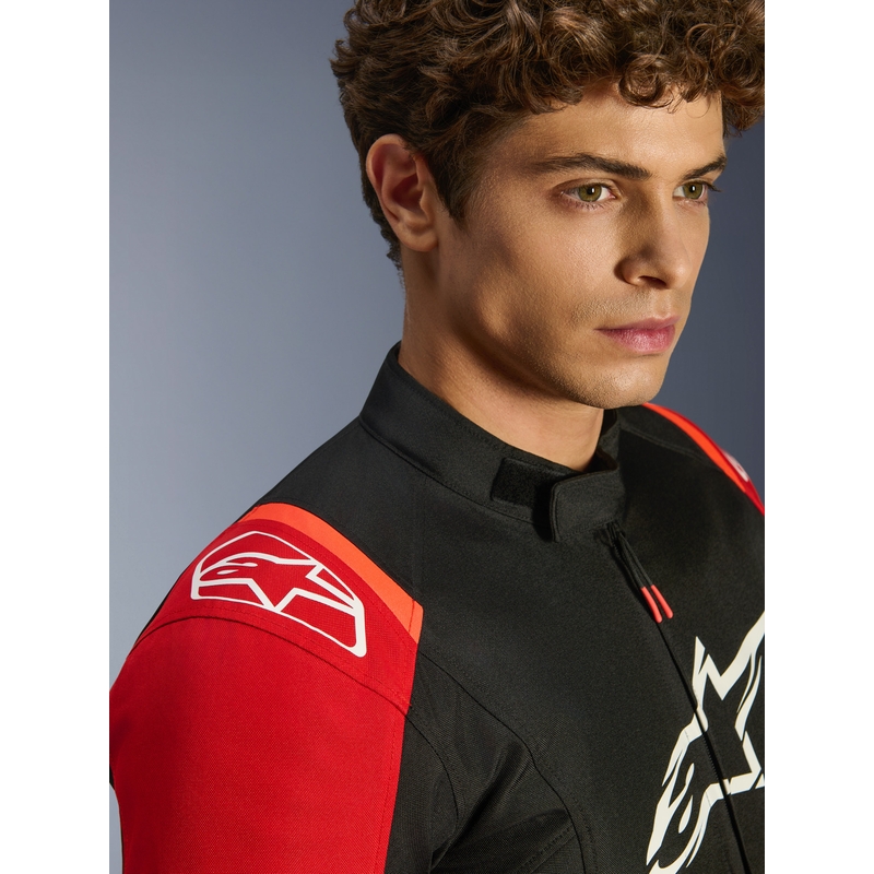 Alpinestars T-SPS 2 Vodootporna motociklistička jakna crveno-crno-bijela