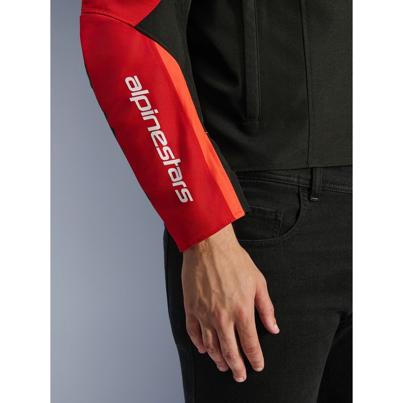 Alpinestars T-SPS 2 Vodootporna motociklistička jakna crveno-crno-bijela