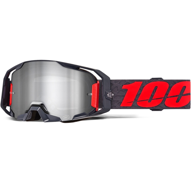 100% ARmatic Toro motokros naočale sa srebrnim pleksiglasom