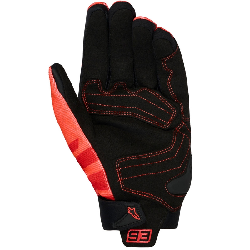 Alpinestars SP X 1 MM93 motociklističke rukavice kolekcija fluo crveno-crveno-crne