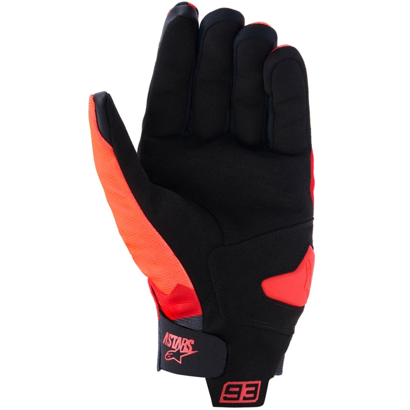 Alpinestars Reef V2 MM93 motociklističke rukavice Fluo kolekcija crveno-crveno-crne