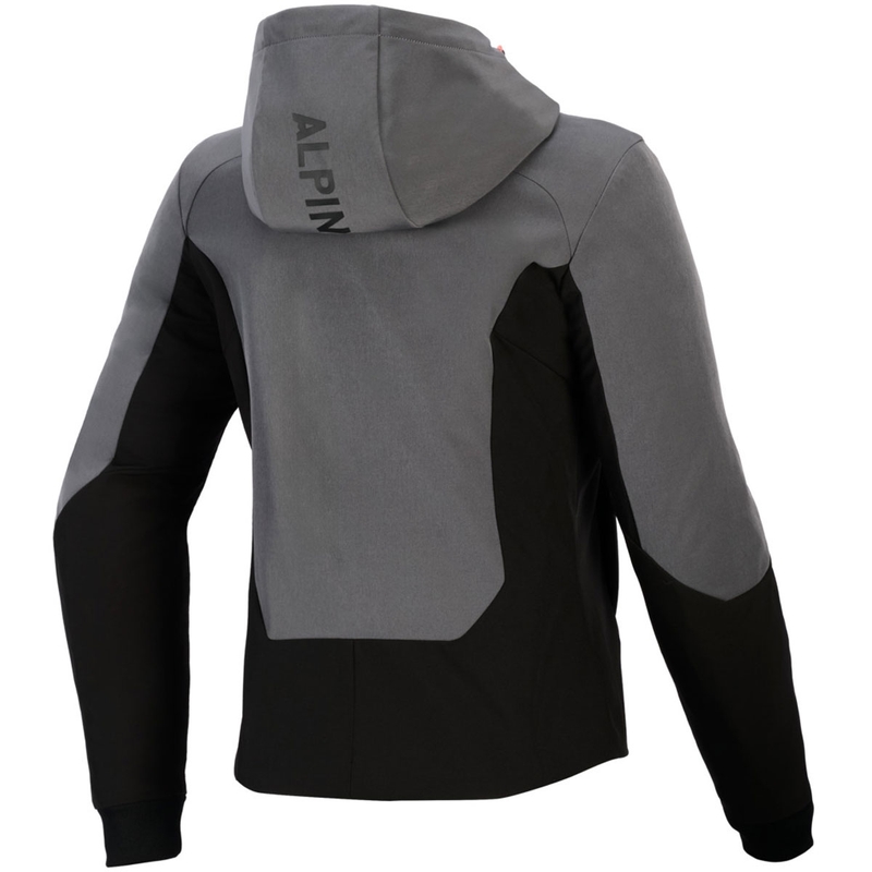 Ženska motociklistička jakna Alpinestars Stella Radium Tech Hoodie, tamno siva-crna-roza