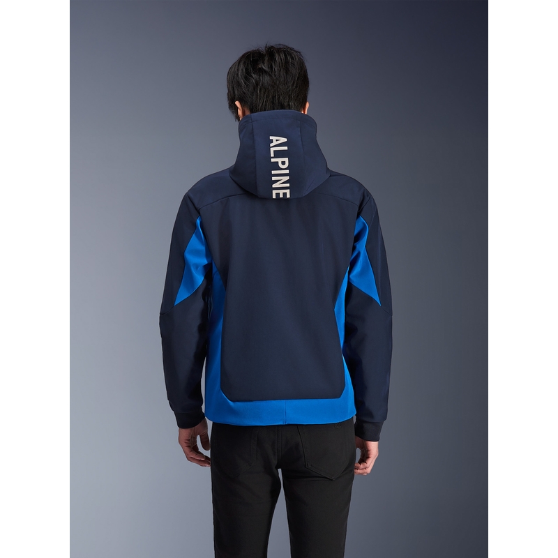 Alpinestars Radium Tech Hoodie motociklistička majica s kapuljačom, tamnoplavo-plava