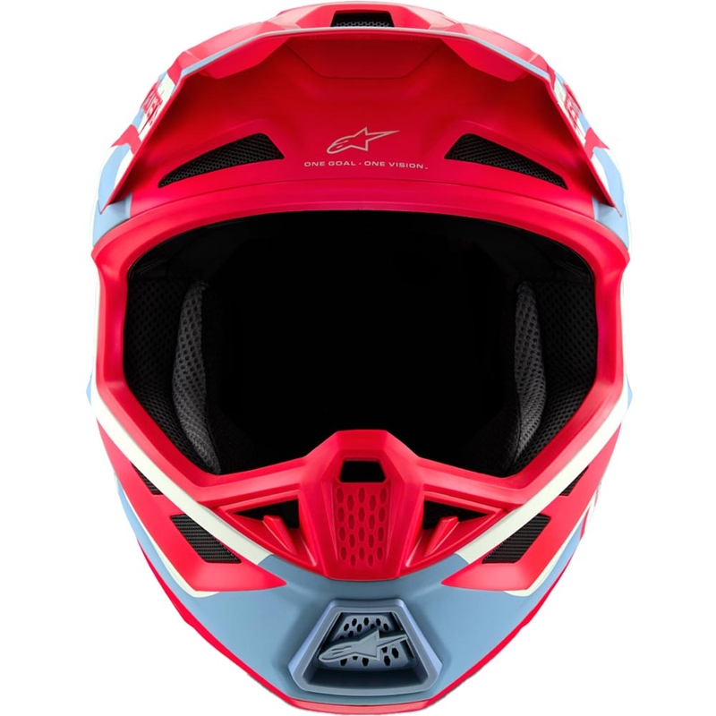 Alpinestars Supertech S-M7 limited edition Beast Coast motocross kaciga sivo-crno-narančasta