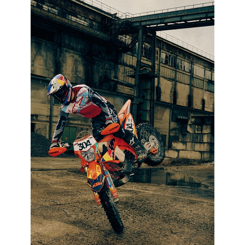 Alpinestars Supertech S-M7 limited edition Beast Coast motocross kaciga sivo-crno-narančasta