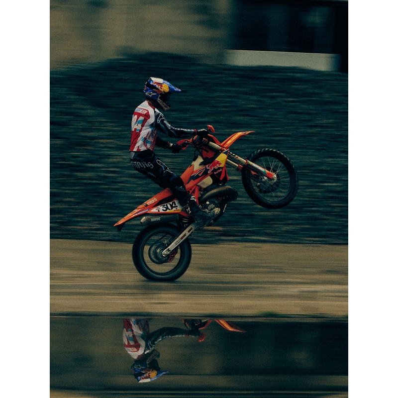 Alpinestars Supertech S-M7 limited edition Beast Coast motocross kaciga sivo-crno-narančasta