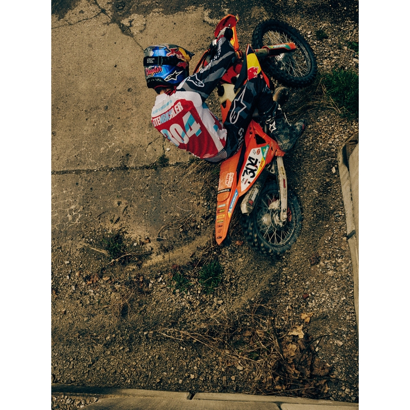 Alpinestars Supertech S-M7 limited edition Beast Coast motocross kaciga sivo-crno-narančasta