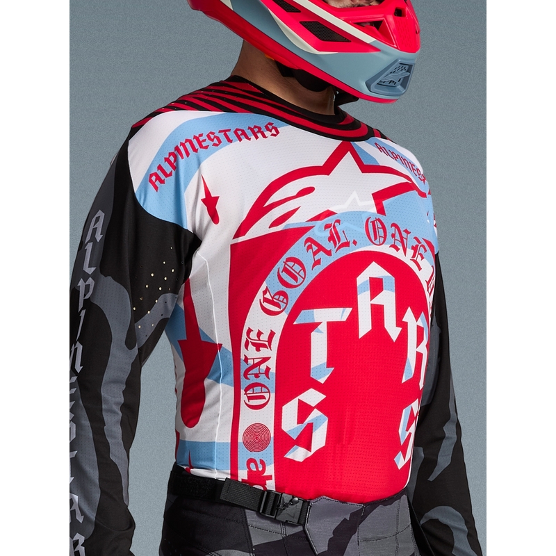 Alpinestars Techstar limited edition Beast Coast motocross dres sivo-crno-narančaste boje