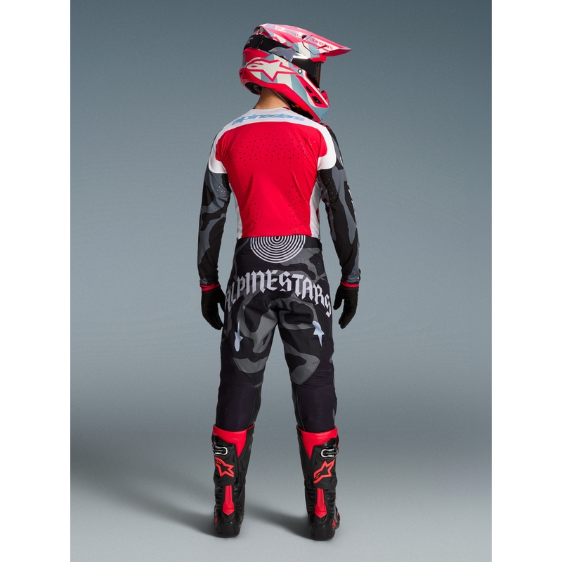 Alpinestars Techstar limited edition Beast Coast motocross dres sivo-crno-narančaste boje