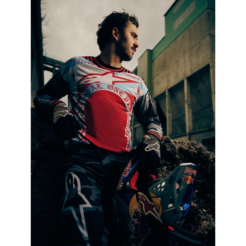 Alpinestars Techstar limited edition Beast Coast motocross dres sivo-crno-narančaste boje