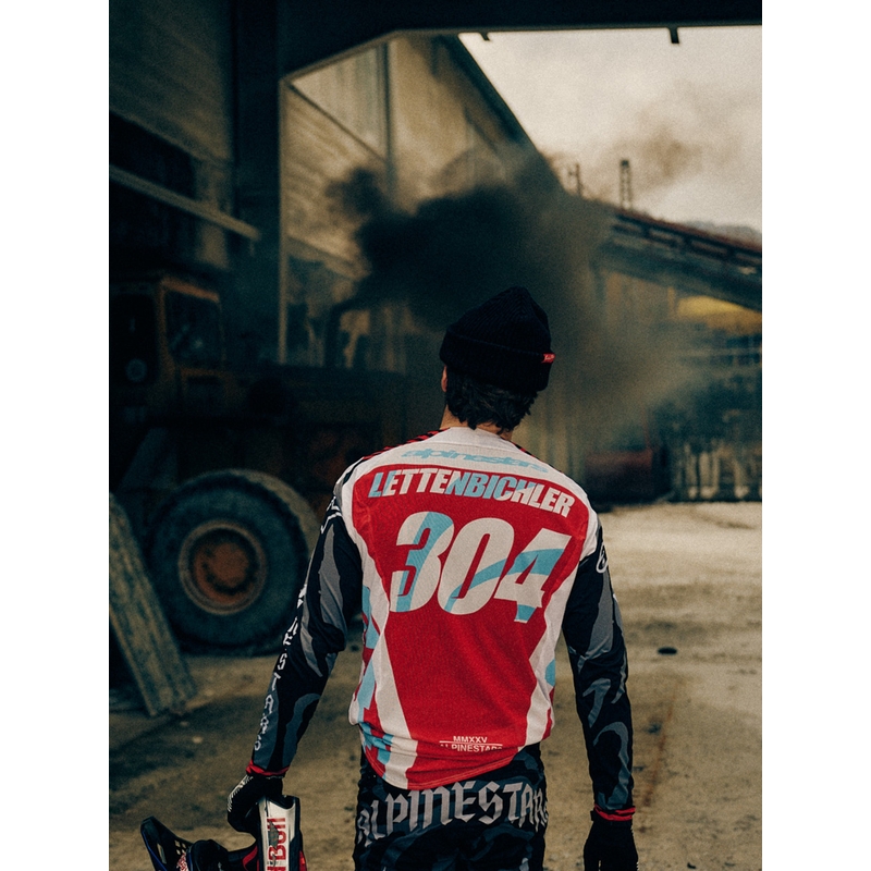 Alpinestars Techstar limited edition Beast Coast motocross dres sivo-crno-narančaste boje