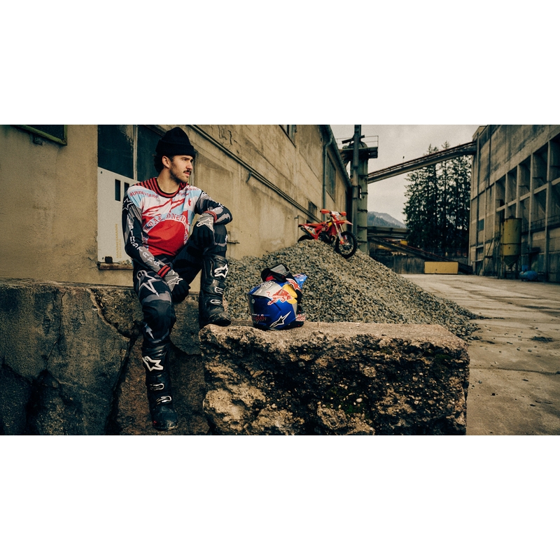 Alpinestars Techstar limited edition Beast Coast motocross dres sivo-crno-narančaste boje