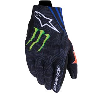 Alpinestars Reef V2 FQ20 kolekcija motociklističkih rukavica crno-fluo crveno-plavo-zelena
