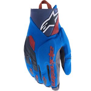 Alpinestars Durack motociklističke rukavice plavo-tamno sive-narančaste