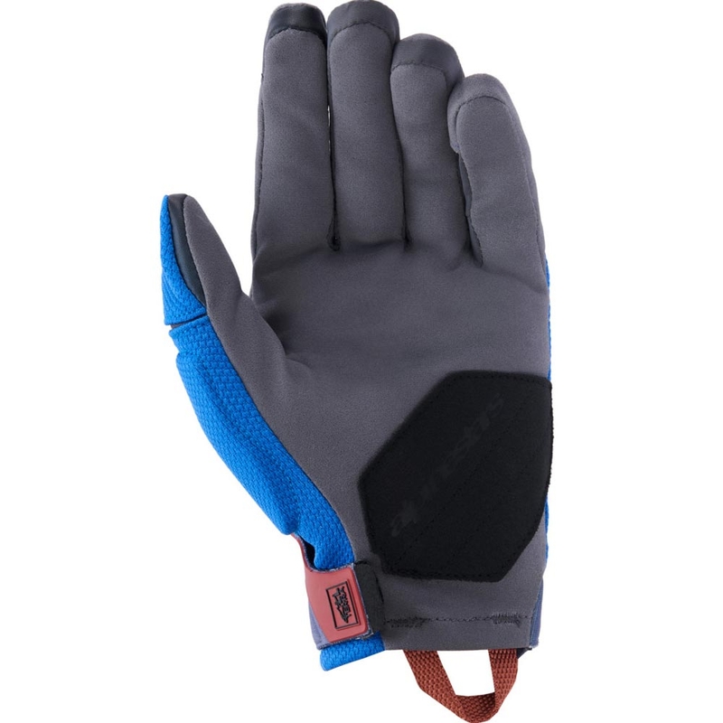 Alpinestars Durack motociklističke rukavice plavo-tamno sive-narančaste