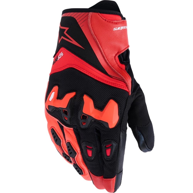 Alpinestars SP-R PRO motociklističke rukavice crveno-fluo crveno-crne