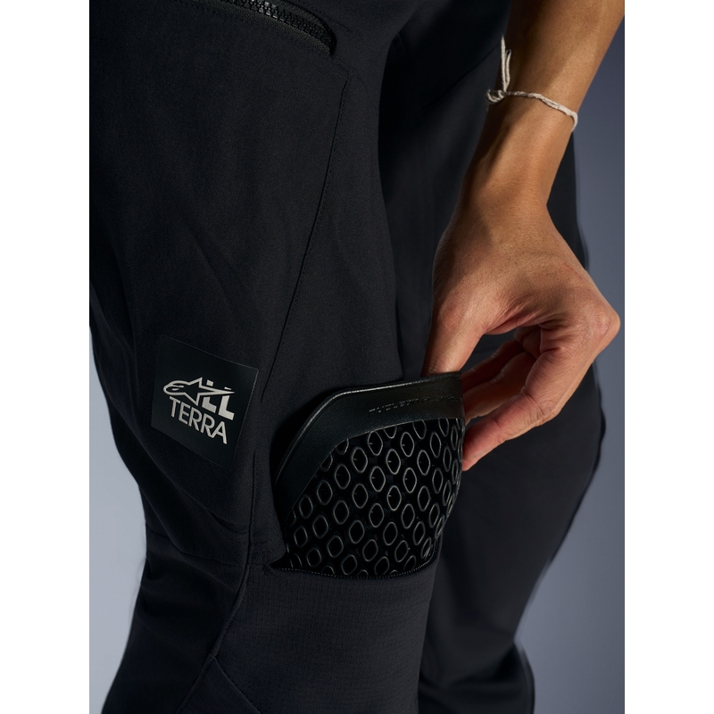 Alpinestars Explore AST skraćene motociklističke hlače crne boje
