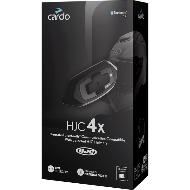 Cardo HJC 4X interfon za motocikle crne boje