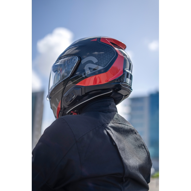 Cardo HJC Packtalk motociklistički interfon crne boje