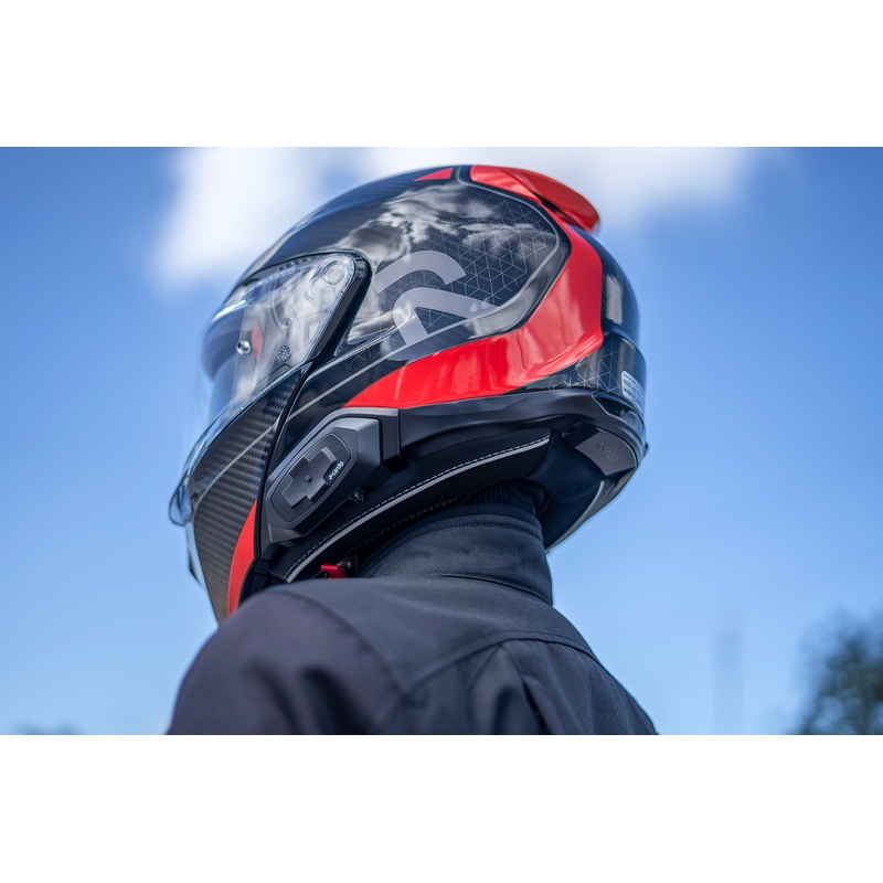Cardo HJC Packtalk motociklistički interfon crne boje