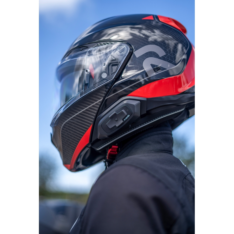 Cardo HJC Packtalk motociklistički interfon crne boje