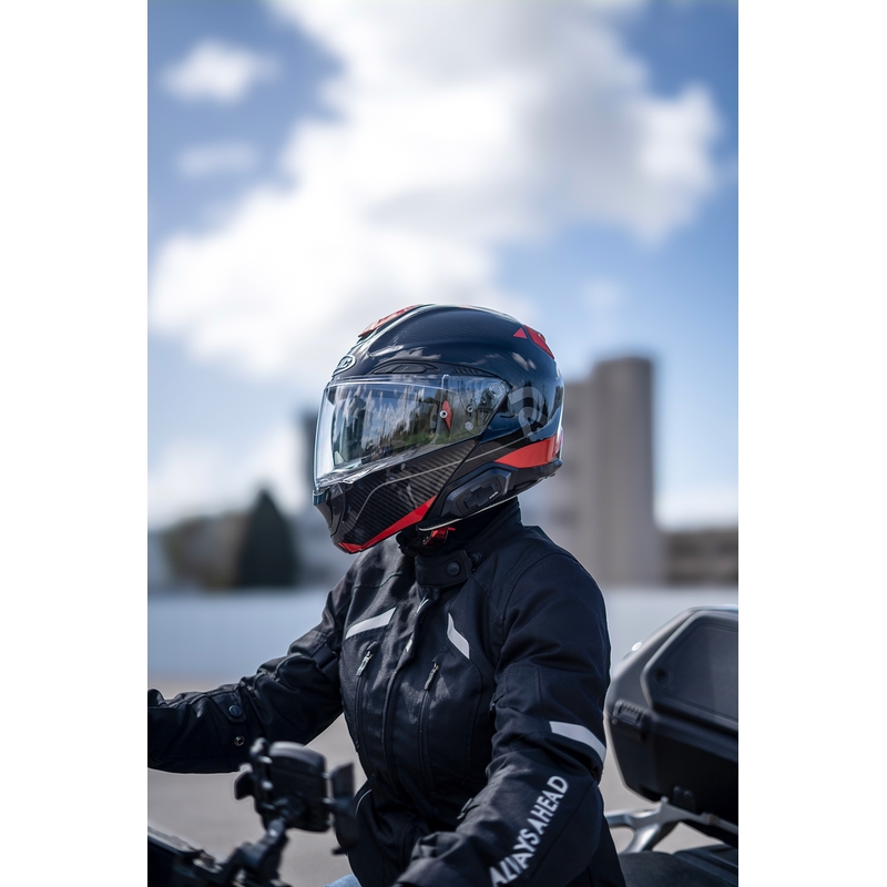 Cardo HJC Packtalk motociklistički interfon crne boje