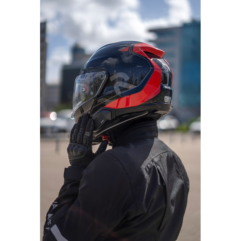 Cardo HJC Packtalk motociklistički interfon crne boje