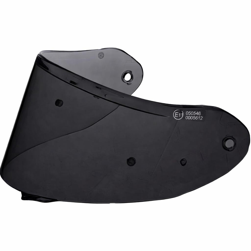 Vizir za motociklističke kacige ZED XD1 s pripremom za FogCity foliju, tamno sivi