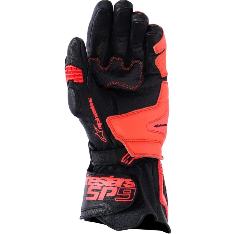 Alpinestars SP-9 motociklističke rukavice crno-fluo crvene