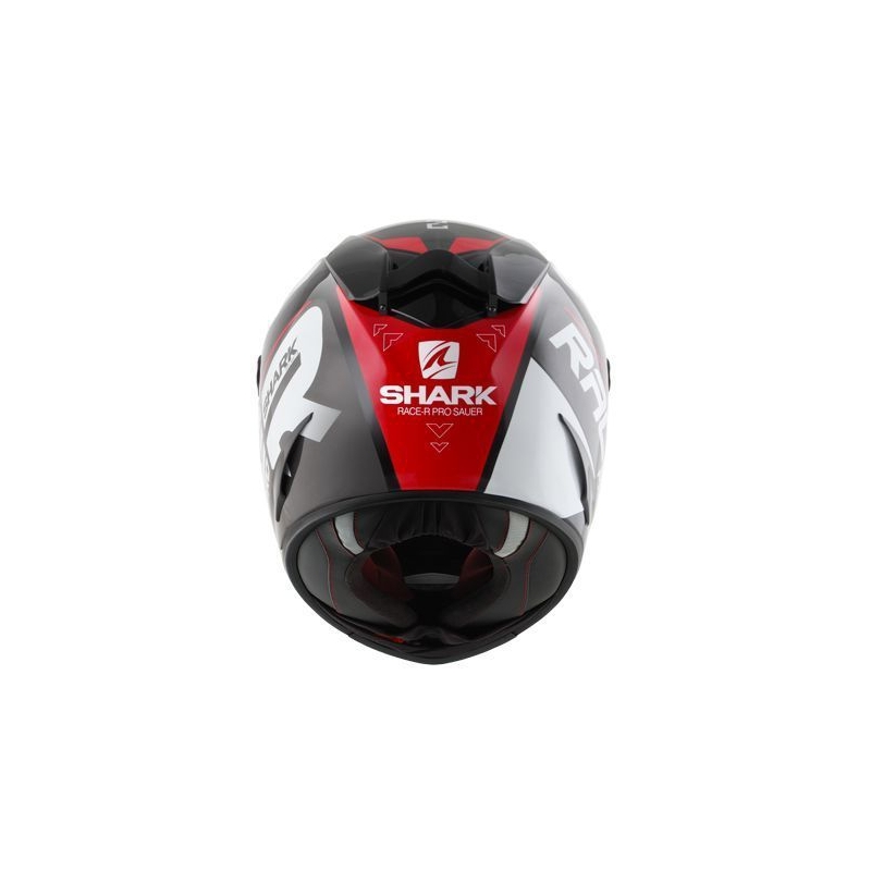 Integralna kaciga SHARK RACE R-PRO Sauer crno-sivo-crvena