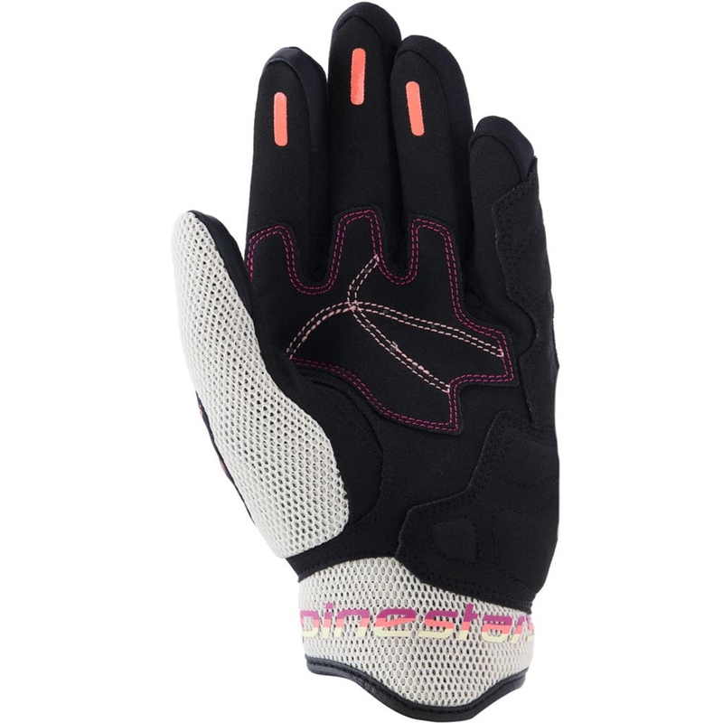 Ženske motociklističke rukavice Alpinestars Stella Mogress Airflow bež-crno-roza