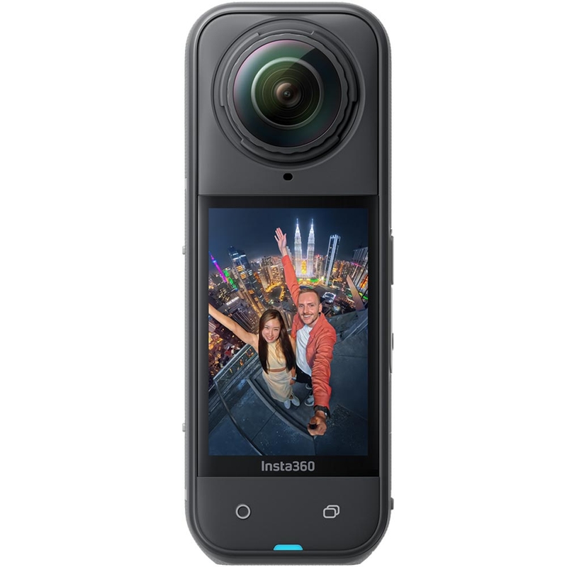 Insta360 X5 akcijska kamera za motocikle u paketu, crna
