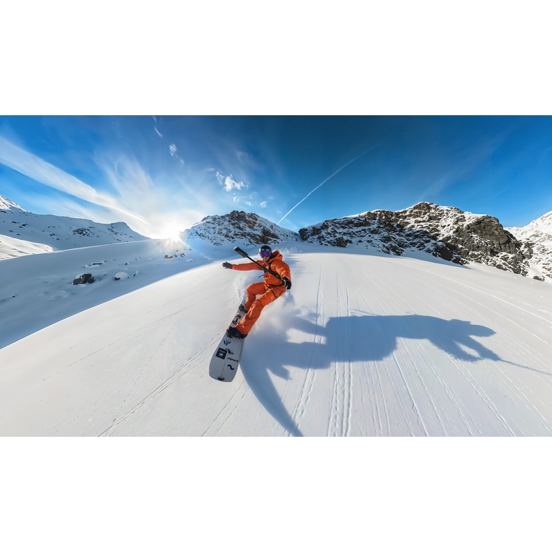 Insta360 X5 akcijska kamera crne boje