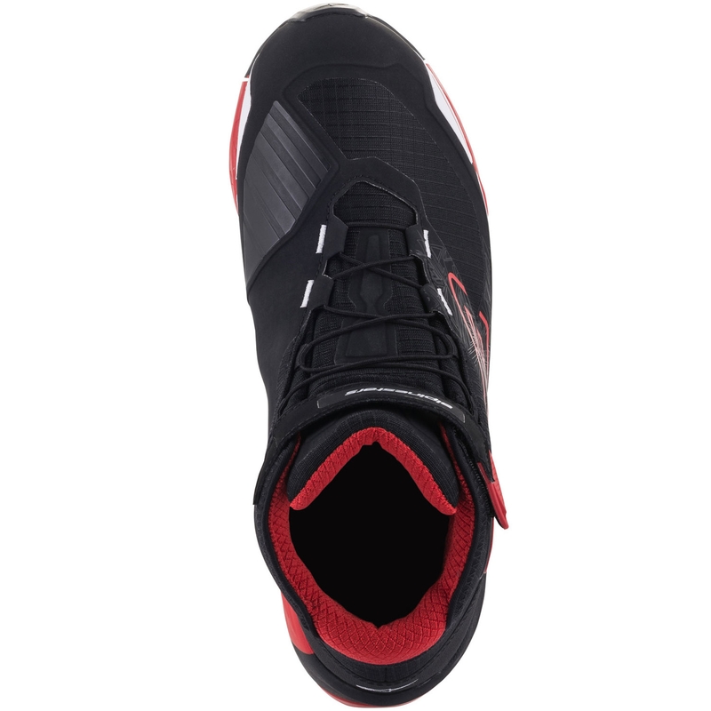 Kolekcija motociklističkih čizama Alpinestars CR-X Drystar MM93 crno-crveno-bijela
