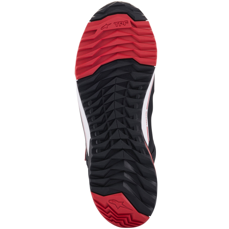 Kolekcija motociklističkih čizama Alpinestars CR-X Drystar MM93 crno-crveno-bijela
